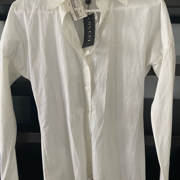 Gucci, white blouse, Xs, tags on. - Picture 3 of 3